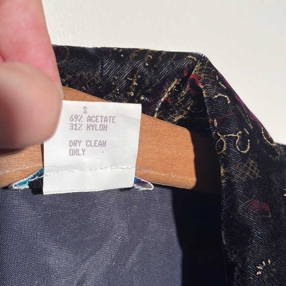 Vintage James Cropped Velour Blazer - Picture 8 of 9